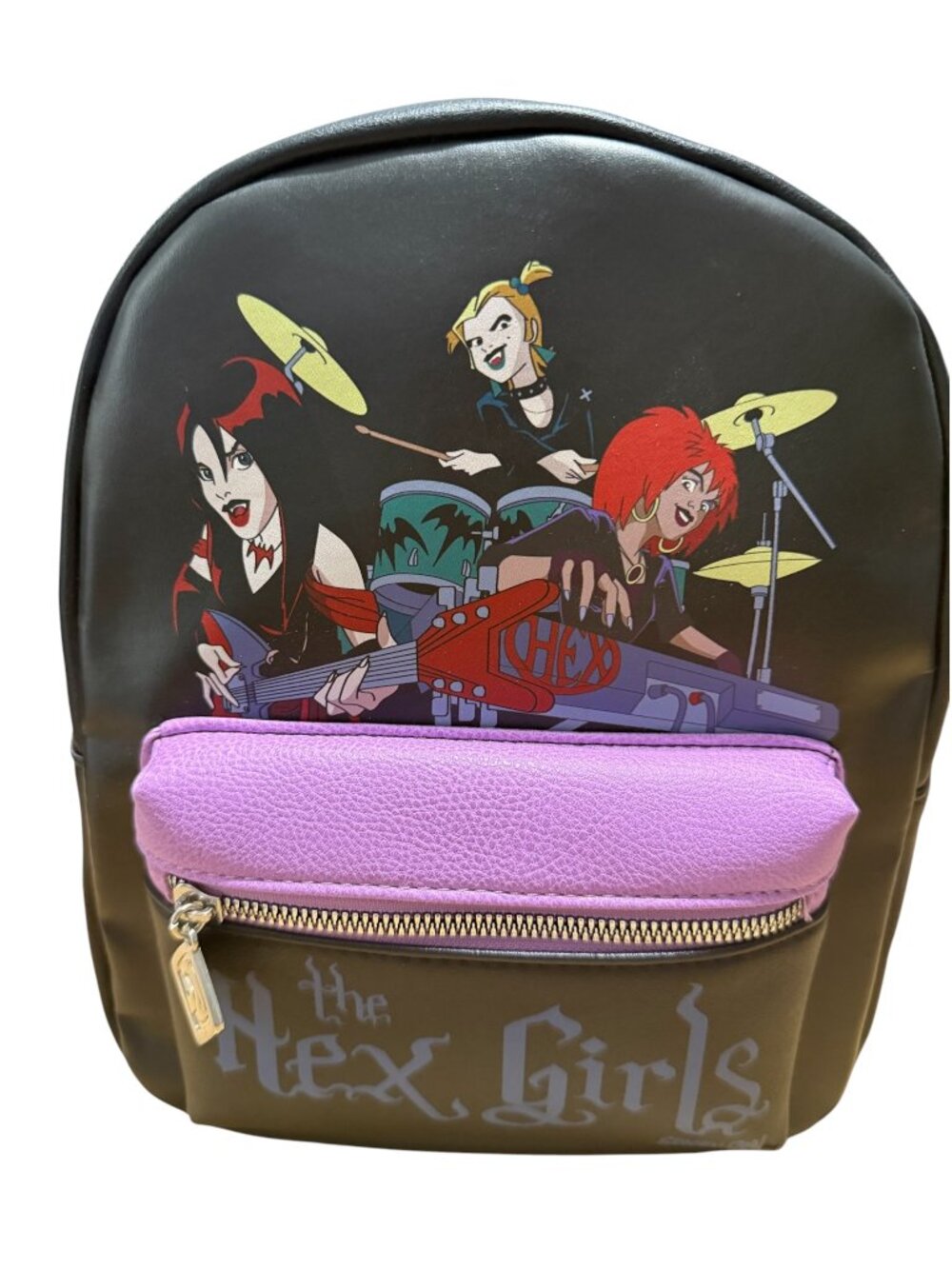 Bioworld Scooby-Doo Hex Girls Black Purple Mini Backpack